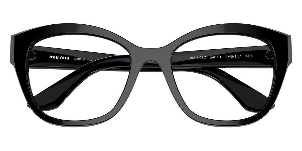 Miu Miu® MU 05XV Eyeglasses MU 05XV 1AB1O1 54 - Black