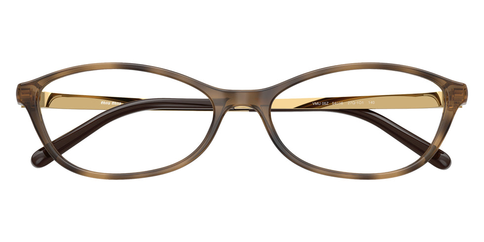 Miu Miu® MU 05ZV Eyeglasses MU 05ZV 27Q1O1 56 - Brown