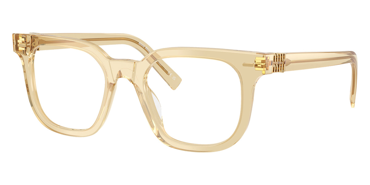 Miu Miu® MU 06XV Eyeglasses MU 06XV 11T1O1 49 - Sand Transparent