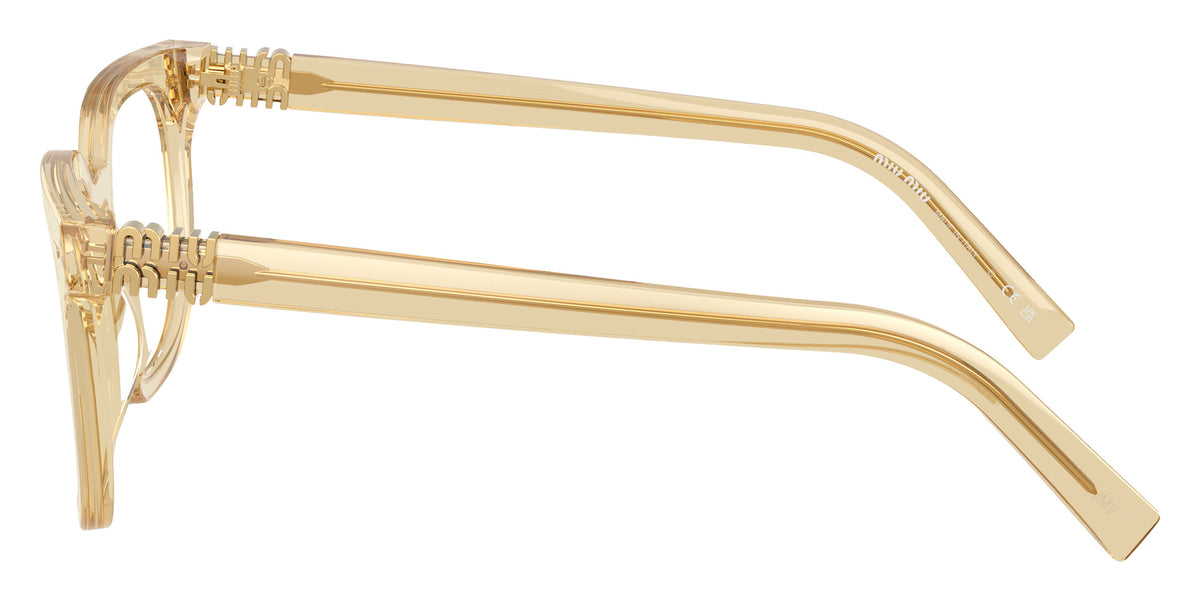Miu Miu® MU 06XV Eyeglasses MU 06XV 11T1O1 49 - Sand Transparent