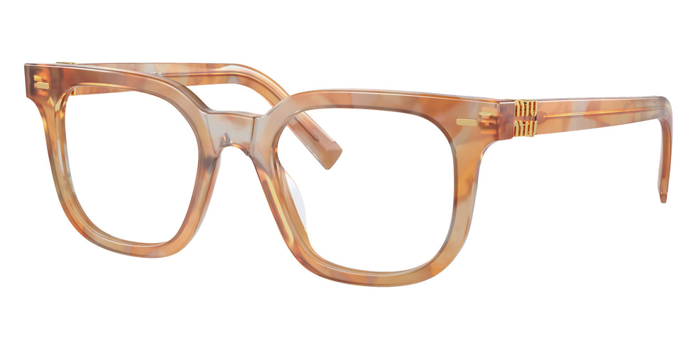 Miu Miu® MU 06XV Eyeglasses MU 06XV 13U1O1 49 - Havana Cream