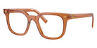Miu Miu® MU 06XV Eyeglasses MU 06XV 15T1O1 49 - Caramel Trasparent
