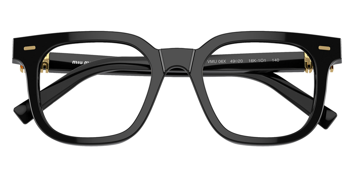 Miu Miu® MU 06XV Eyeglasses MU 06XV 16K1O1 49 - Black