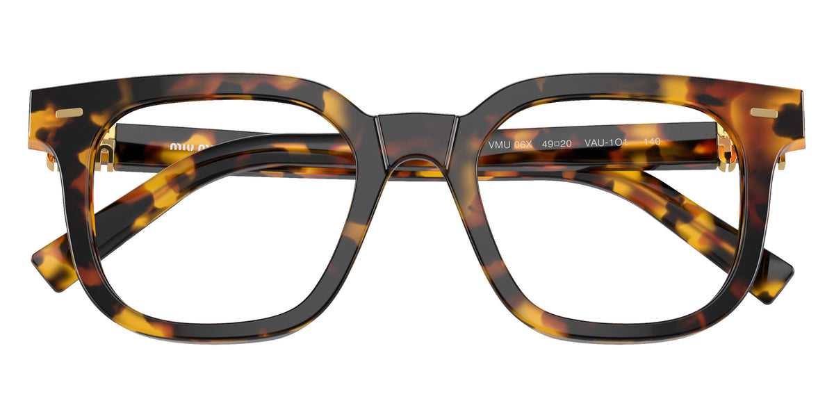 Miu Miu® MU 06XV Eyeglasses MU 06XV VAU1O1 49 - Honey Havana