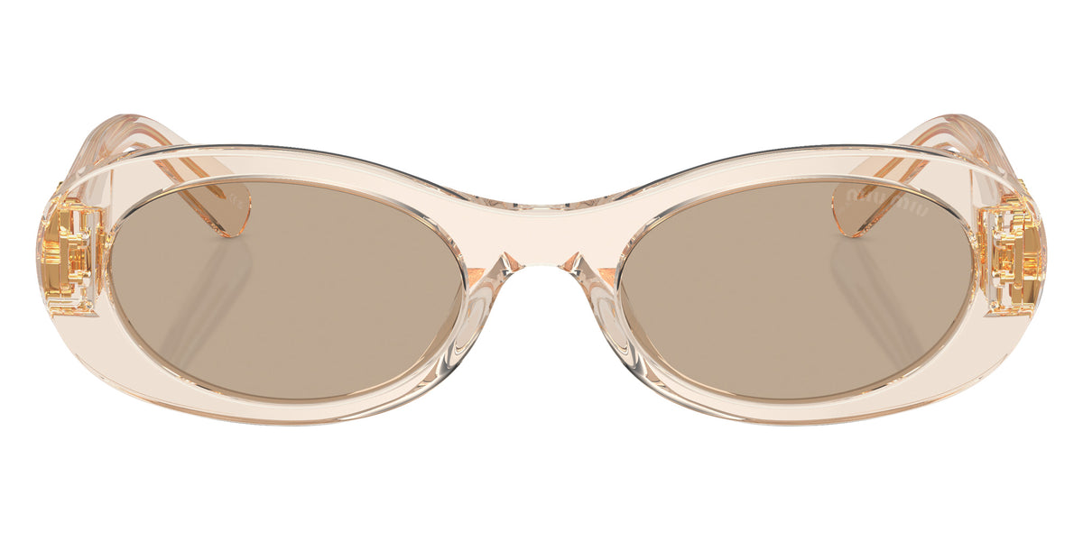 Miu Miu® MU 06ZS Sunglasses MU 06ZS 11T40F 50 - Sand Transparent