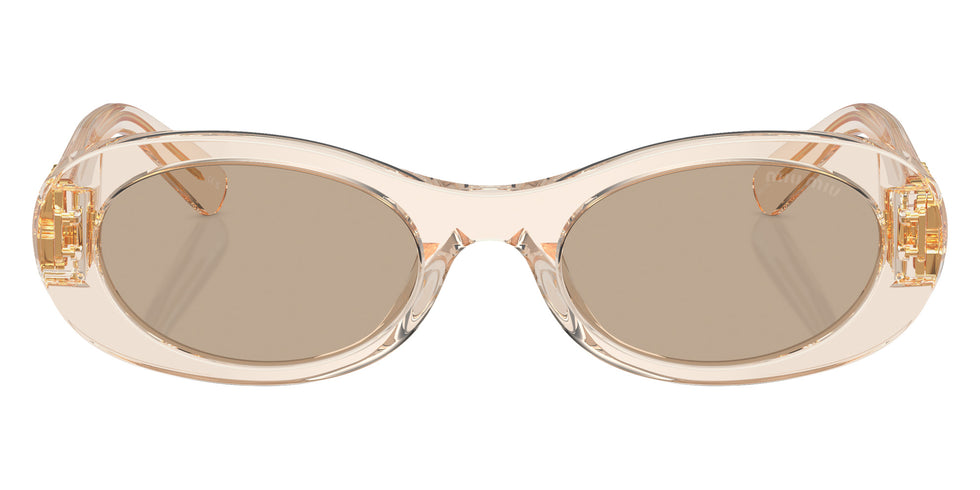 Miu Miu® MU 06ZS Sunglasses MU 06ZS 11T40F 50 - Sand Transparent
