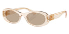 Miu Miu® MU 06ZS Sunglasses MU 06ZS 11T40F 50 - Sand Transparent