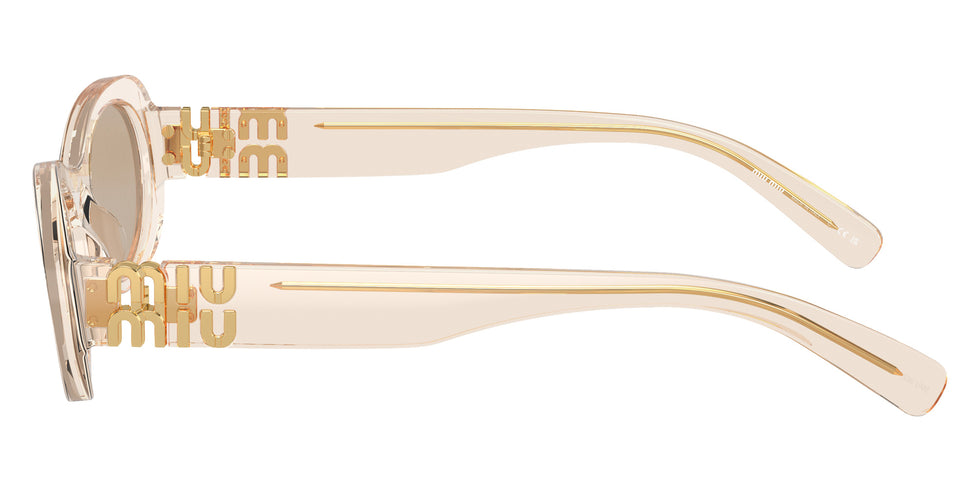 Miu Miu® MU 06ZS Sunglasses MU 06ZS 11T40F 50 - Sand Transparent