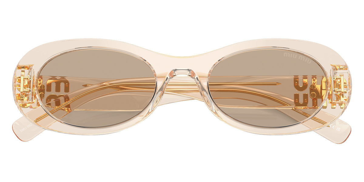 Miu Miu® MU 06ZS Sunglasses MU 06ZS 11T40F 50 - Sand Transparent