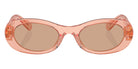 Miu Miu® MU 06ZS Sunglasses MU 06ZS 13T1P1 50 - Noisette Transparent