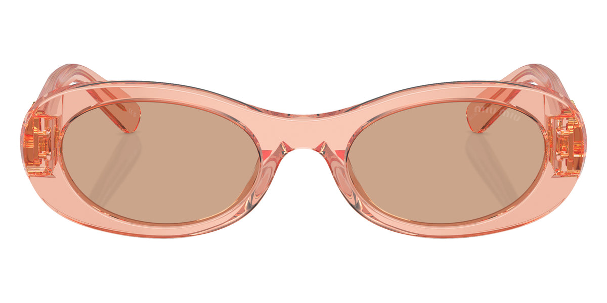 Miu Miu® MU 06ZS Sunglasses MU 06ZS 13T1P1 50 - Noisette Transparent