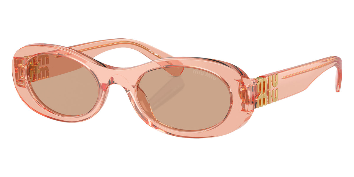 Miu Miu® MU 06ZS Sunglasses MU 06ZS 13T1P1 50 - Noisette Transparent