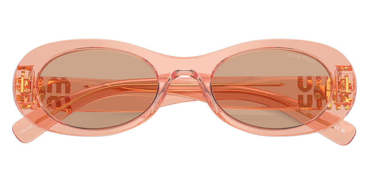 Miu Miu® MU 06ZS Sunglasses MU 06ZS 13T1P1 50 - Noisette Transparent