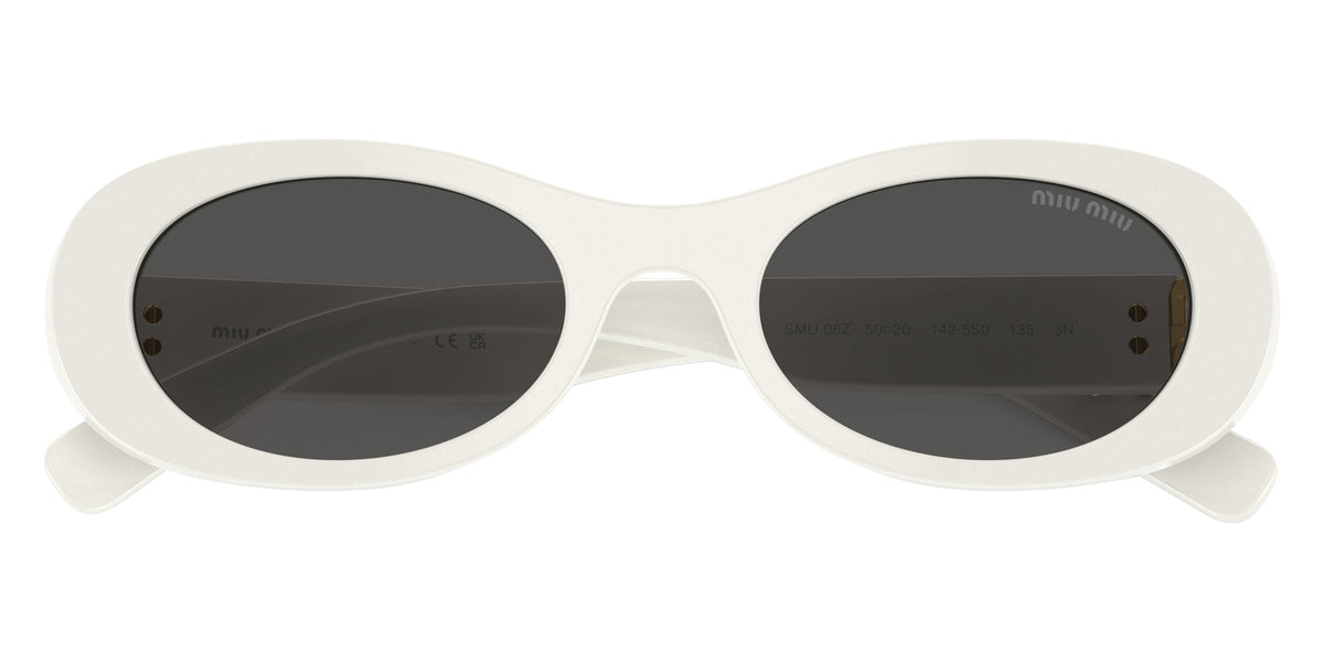 Miu Miu® MU 06ZS Sunglasses MU 06ZS 1425S0 50 - White Ivory