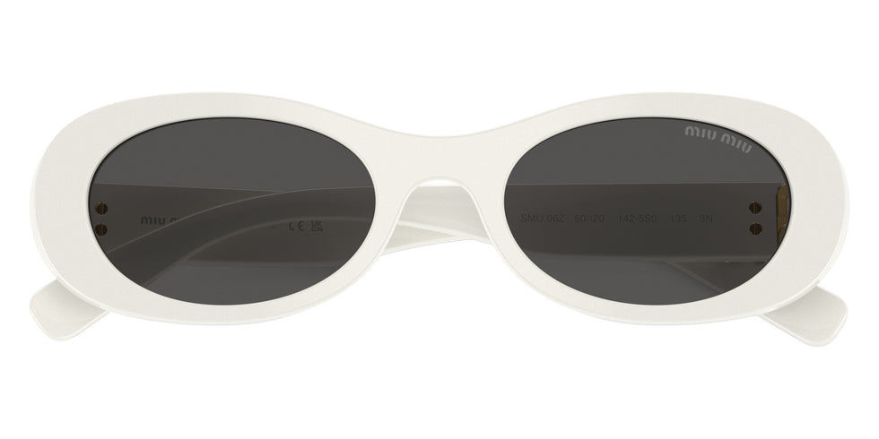 Miu Miu® MU 06ZS Sunglasses MU 06ZS 1425S0 50 - White Ivory