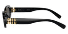 Miu Miu® MU 06ZS Sunglasses MU 06ZS 1AB5S0 50 - Black