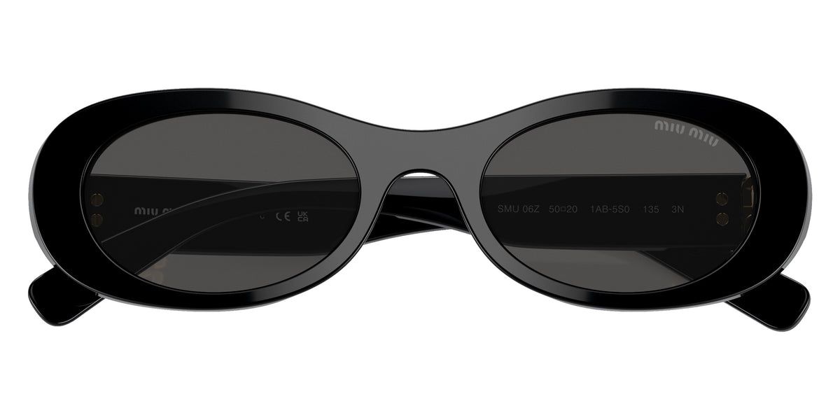 Miu Miu® MU 06ZS Sunglasses MU 06ZS 1AB5S0 50 - Black
