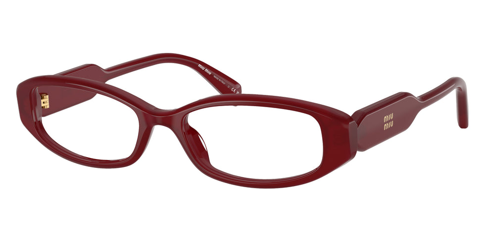 Miu Miu® MU 06ZV Eyeglasses MU 06ZV 21I1O1 54 - Opal Red
