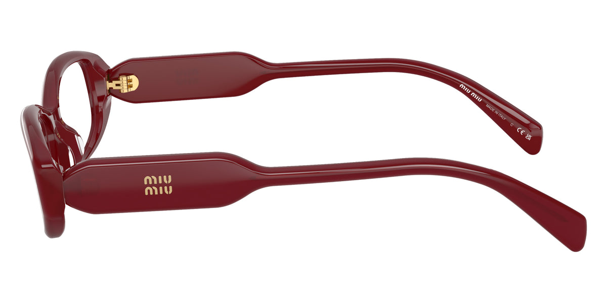 Miu Miu® MU 06ZV Eyeglasses MU 06ZV 21I1O1 54 - Opal Red