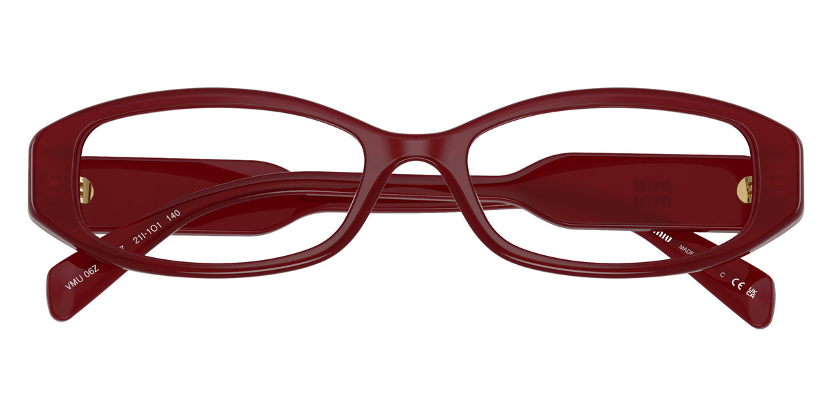 Miu Miu® MU 06ZV Eyeglasses MU 06ZV 21I1O1 54 - Opal Red