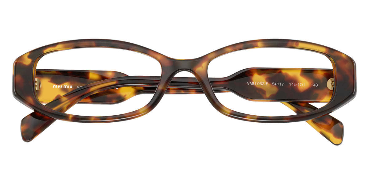 Miu Miu® MU 06ZVF Eyeglasses MU 06ZVF 14L1O1 56 - Honey Havana