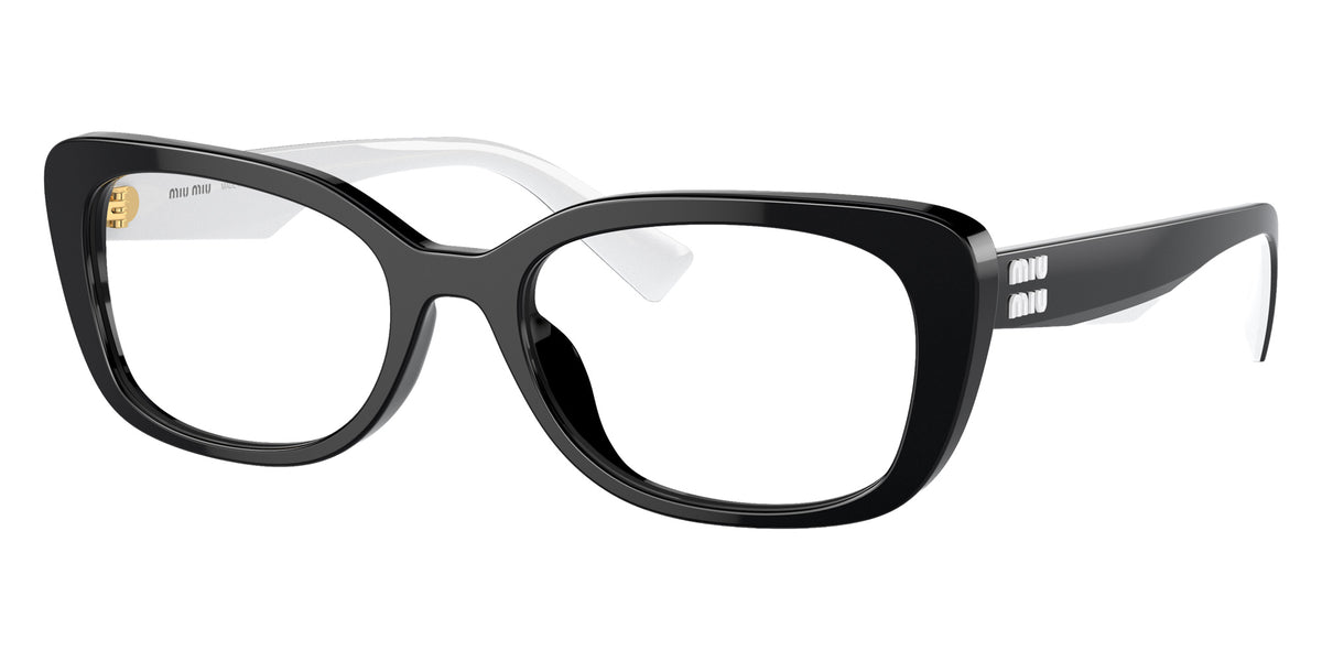Miu Miu® MU 07VV Eyeglasses MU 07VV 10G1O1 53 - Black/White
