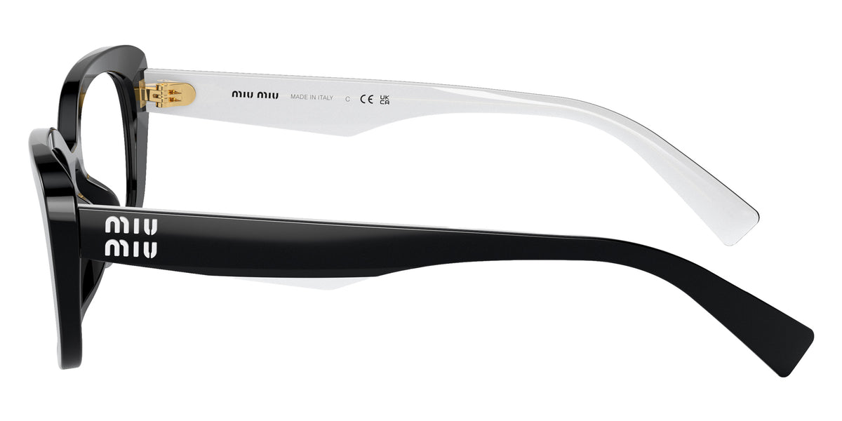 Miu Miu® MU 07VV Eyeglasses MU 07VV 10G1O1 53 - Black/White