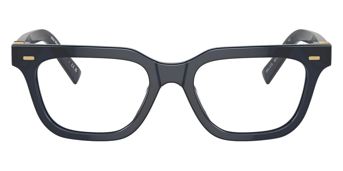 Miu Miu® MU 07XV Eyeglasses MU 07XV 08Q1O1 53 - Blue Crystal