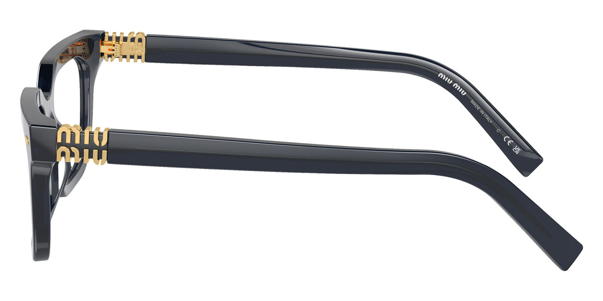 Miu Miu® MU 07XV Eyeglasses MU 07XV 08Q1O1 53 - Blue Crystal