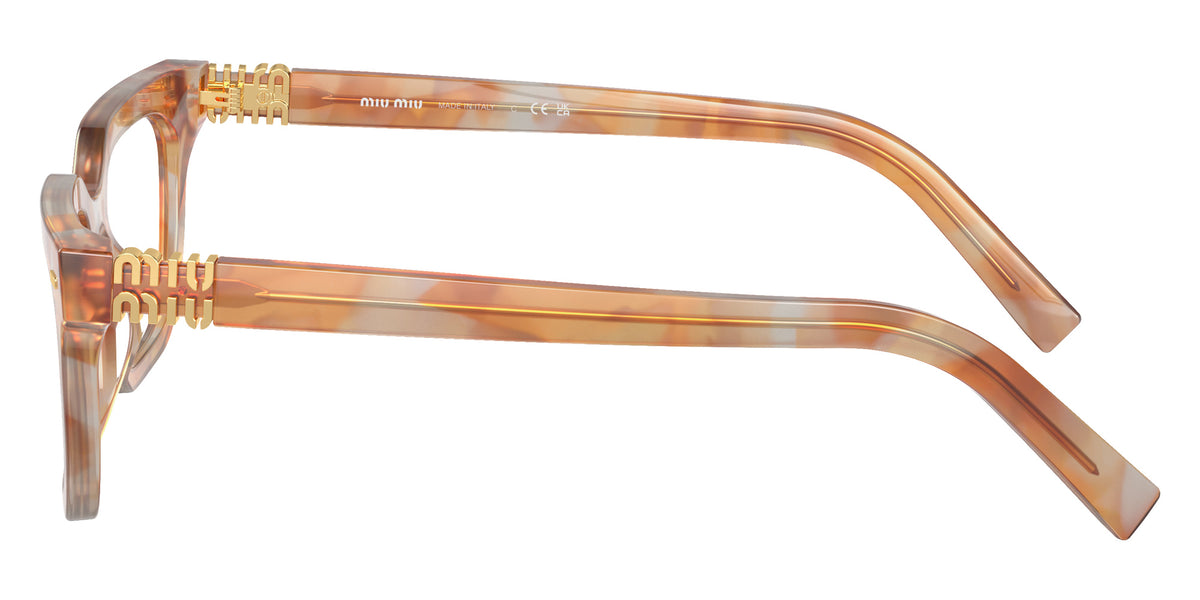 Miu Miu® MU 07XV Eyeglasses MU 07XV 13U1O1 53 - Cream Havana