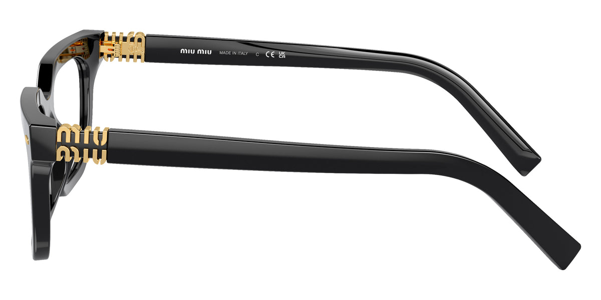 Miu Miu® MU 07XV Eyeglasses MU 07XV 16K1O1 53 - Black