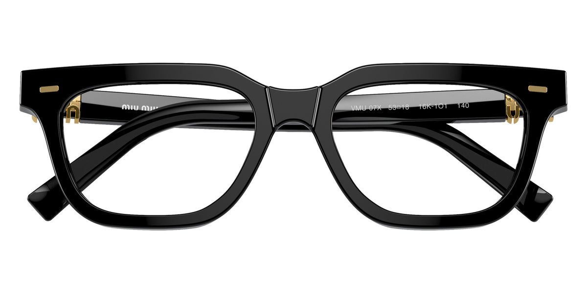 Miu Miu® MU 07XV Eyeglasses MU 07XV 16K1O1 53 - Black