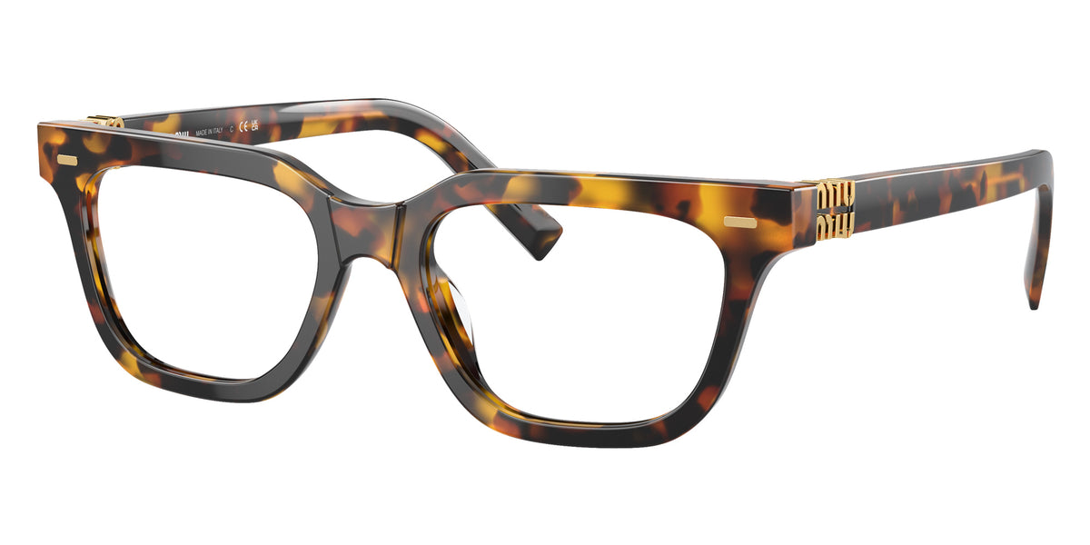 Miu Miu® MU 07XV Eyeglasses MU 07XV VAU1O1 53 - Honey Havana
