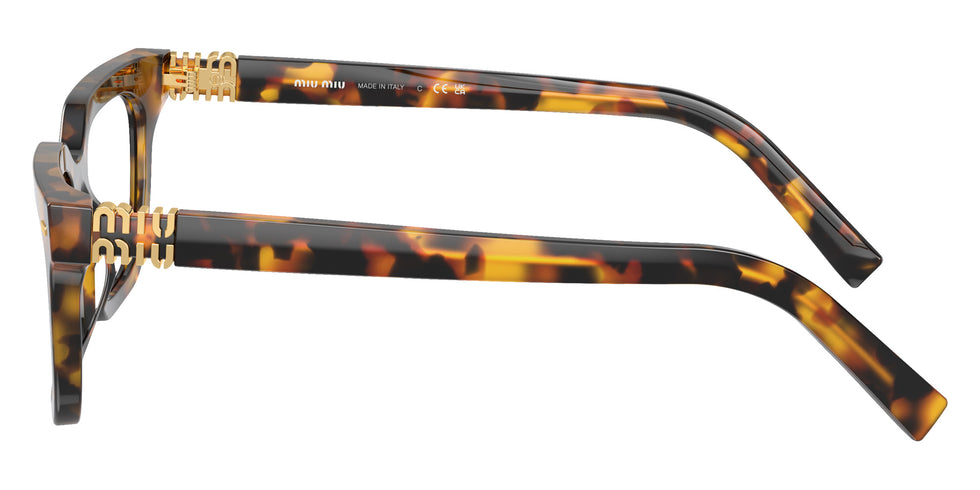 Miu Miu® MU 07XV Eyeglasses MU 07XV VAU1O1 53 - Honey Havana