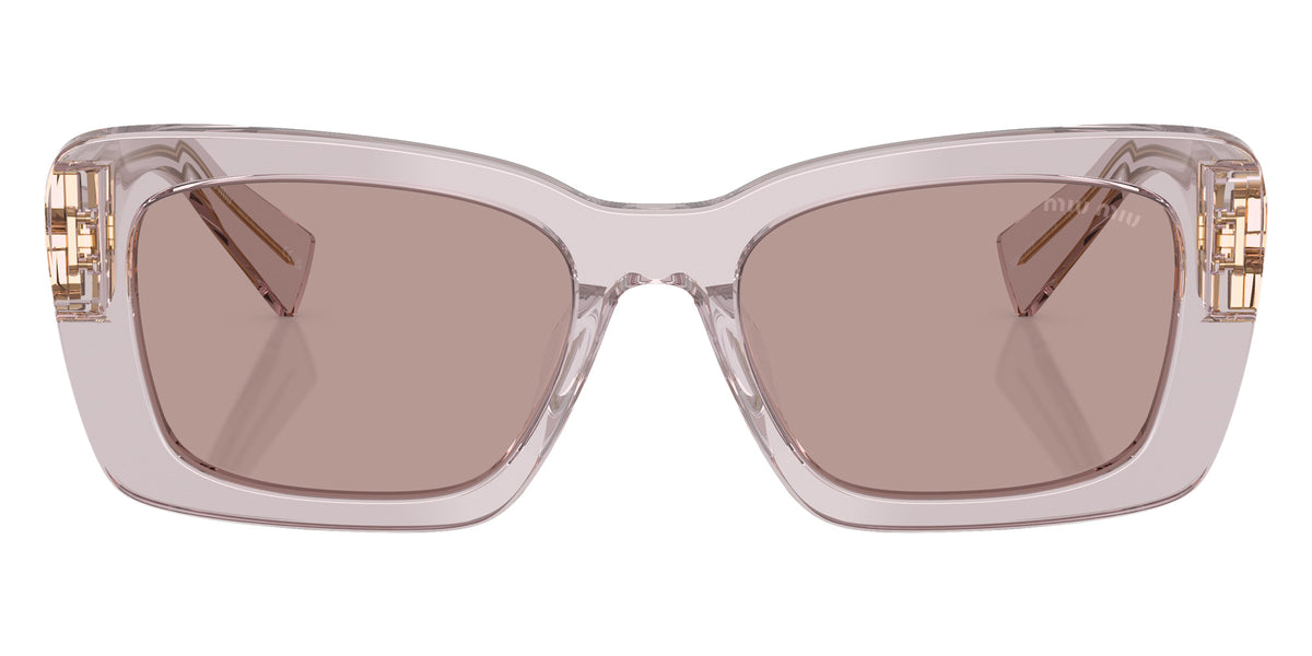 Miu Miu® MU 07YS Sunglasses MU 07YS 12W20I 53 - Mauve Transparent
