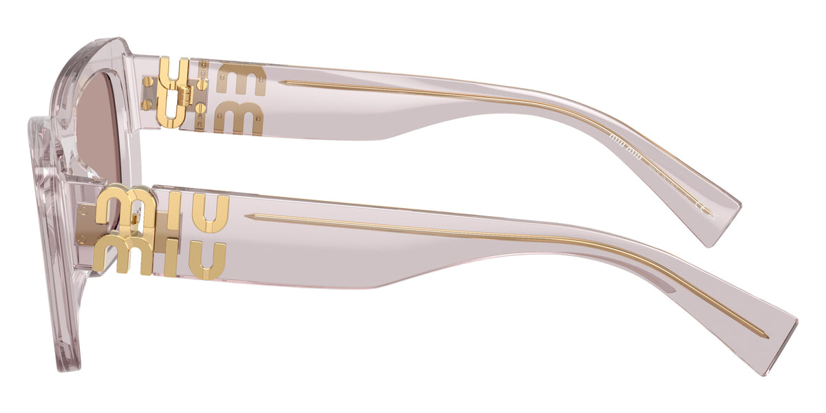 Miu Miu® MU 07YS Sunglasses MU 07YS 12W20I 53 - Mauve Transparent