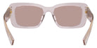 Miu Miu® MU 07YS Sunglasses MU 07YS 12W20I 53 - Mauve Transparent