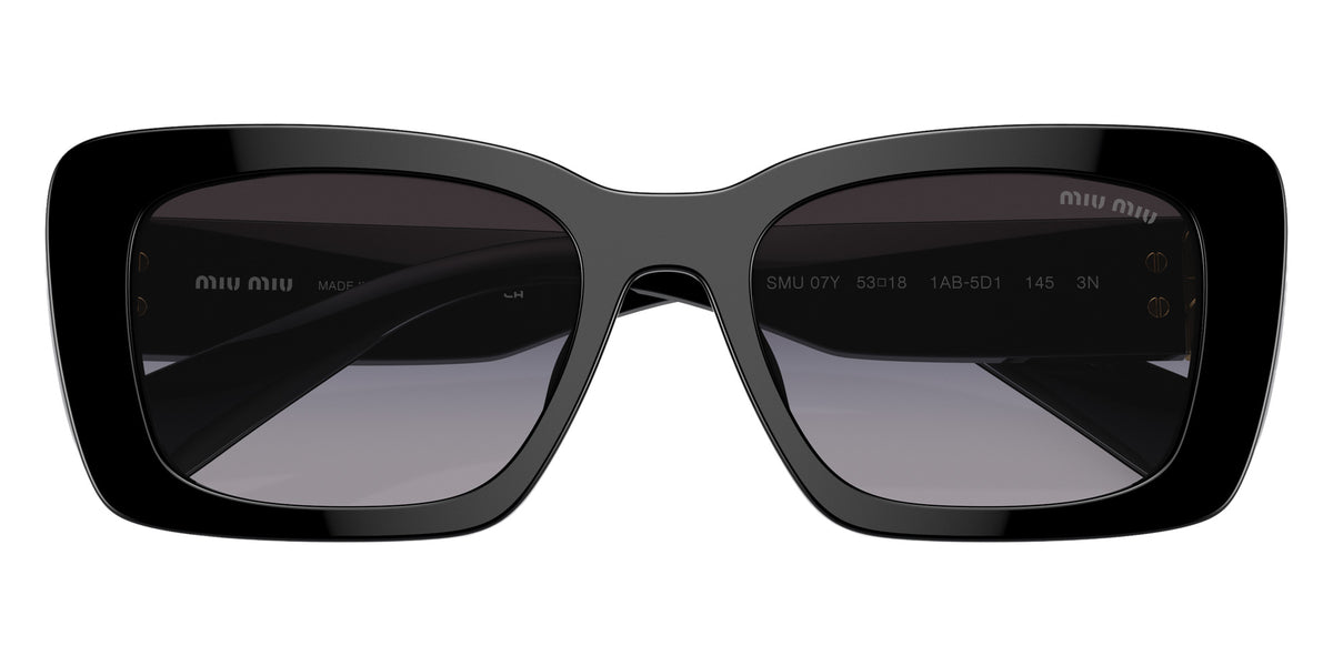Miu Miu® MU 07YS Sunglasses MU 07YS 1AB5D1 53 - Black