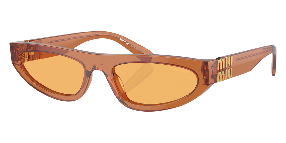 Miu Miu® MU 07ZS Sunglasses MU 07ZS 15T0B7 56 - Caramel Transparent
