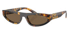 Miu Miu® MU 07ZS Sunglasses MU 07ZS VAU06B 56 - Honey Havana