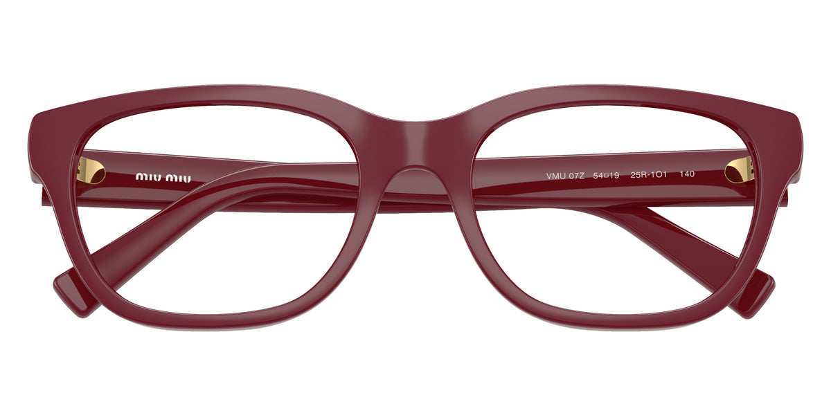Miu Miu® MU 07ZV Eyeglasses MU 07ZV 25R1O1 54 - Bordeaux