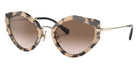 Miu Miu® MU 08XS Sunglasses MU 08XS 07D0A6 53 - Pale Gold