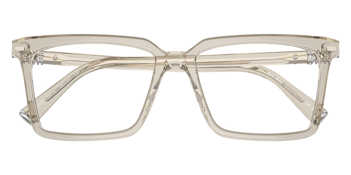 Miu Miu® MU 08XV Eyeglasses MU 08XV 12U1O1 52 - Hemp Transparent