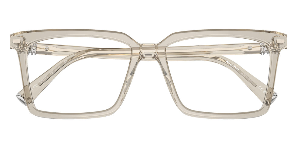 Miu Miu® MU 08XV Eyeglasses MU 08XV 12U1O1 52 - Hemp Transparent
