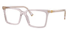 Miu Miu® MU 08XV Eyeglasses MU 08XV 12W1O1 52 - Transparent Mauve