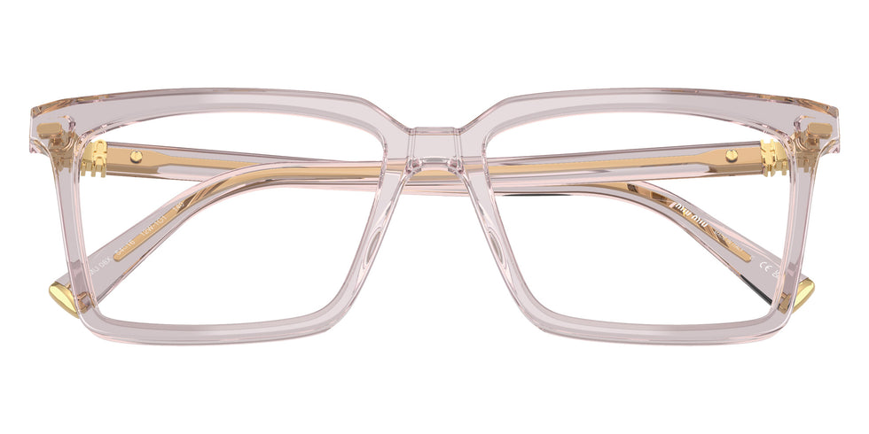 Miu Miu® MU 08XV Eyeglasses MU 08XV 12W1O1 52 - Transparent Mauve