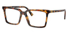 Miu Miu® MU 08XV Eyeglasses MU 08XV 19P1O1 52 - Cork Havana