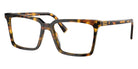 Miu Miu® MU 08XV Eyeglasses MU 08XV VAU1O1 54 - Honey Havana
