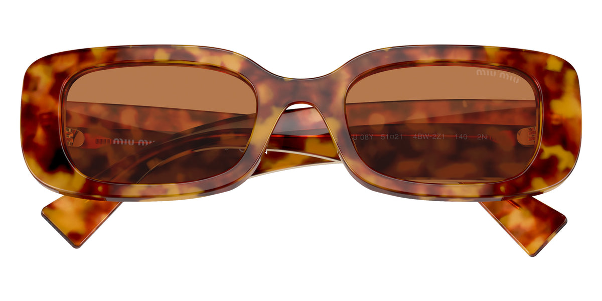 Miu Miu® MU 08YS Sunglasses MU 08YS 4BW2Z1 51 - Havana/Beige