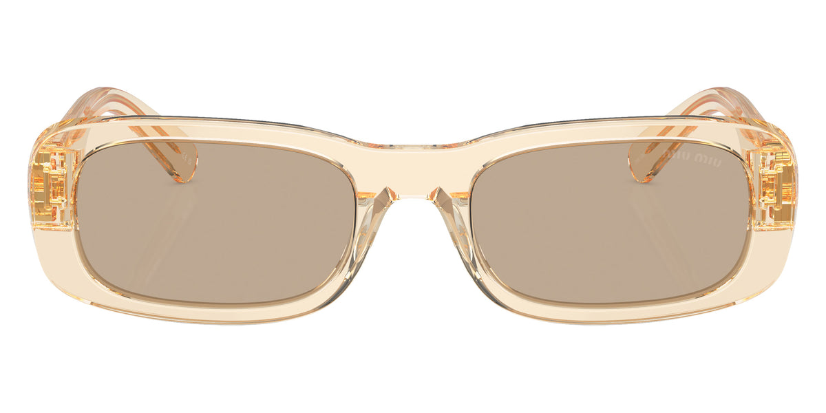 Miu Miu® MU 08ZS Sunglasses MU 08ZS 11T40F 53 - Sand Transparent